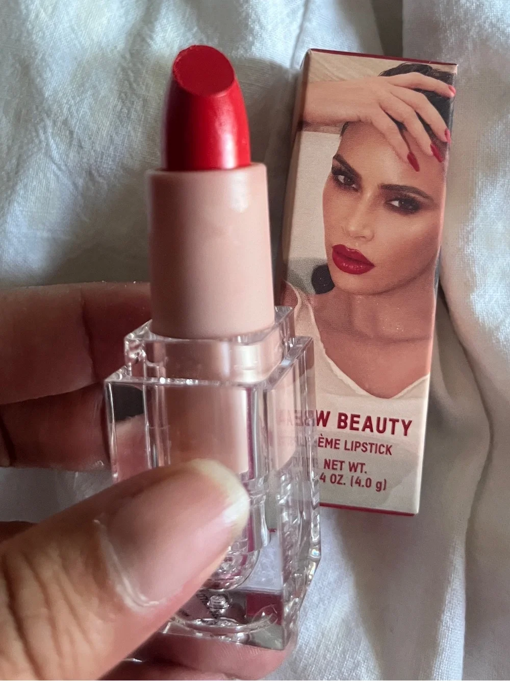 KKW Beauty Classic Red Creme Lipstick NIB discontinued